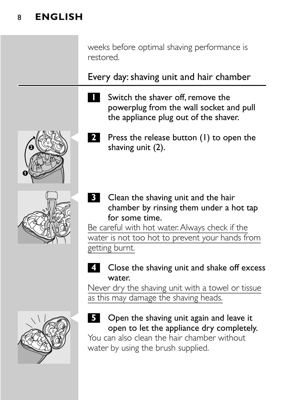 Philips HQ7830 User Manual | Page 6 / 164