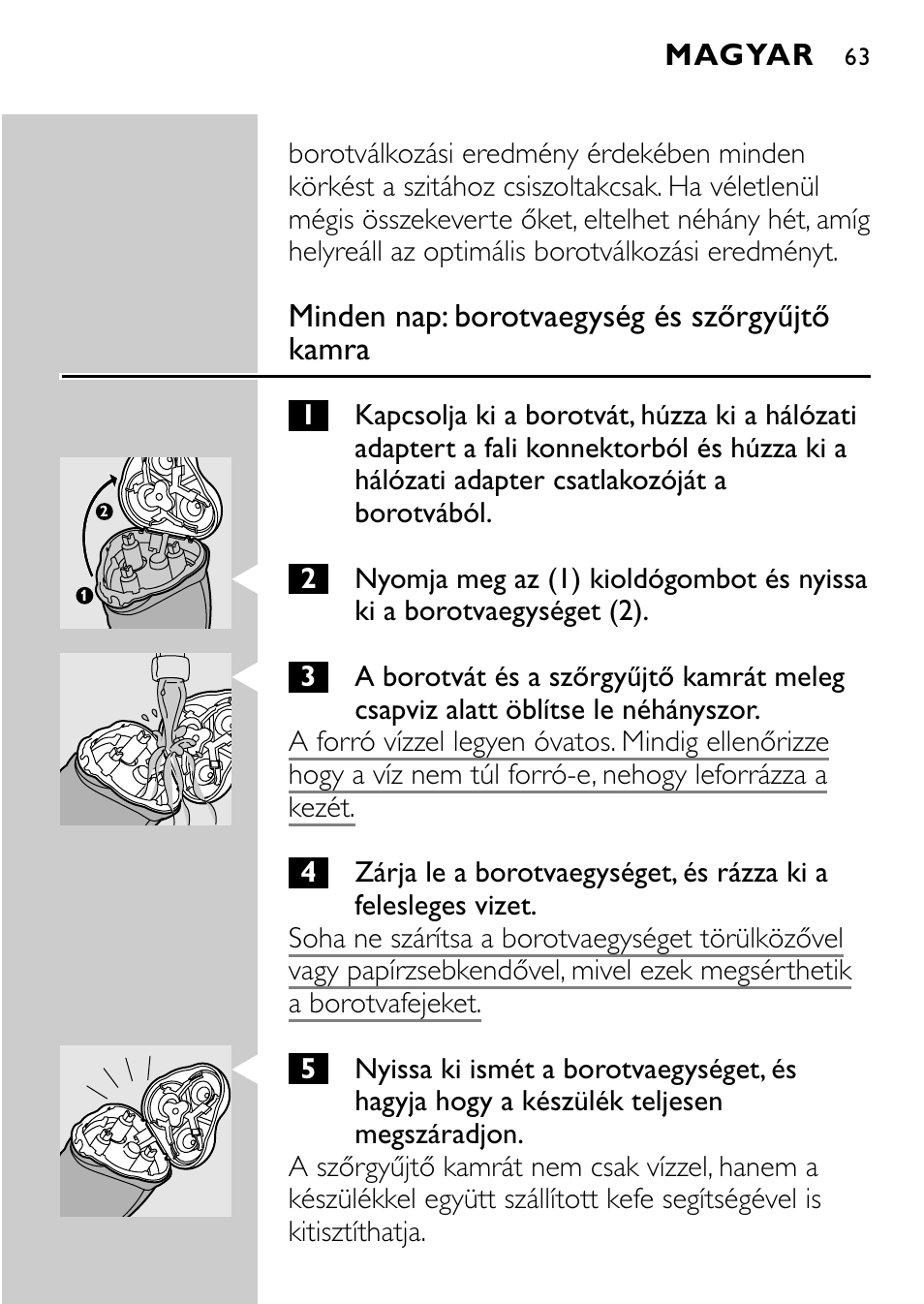 Philips HQ7830 User Manual | Page 61 / 164