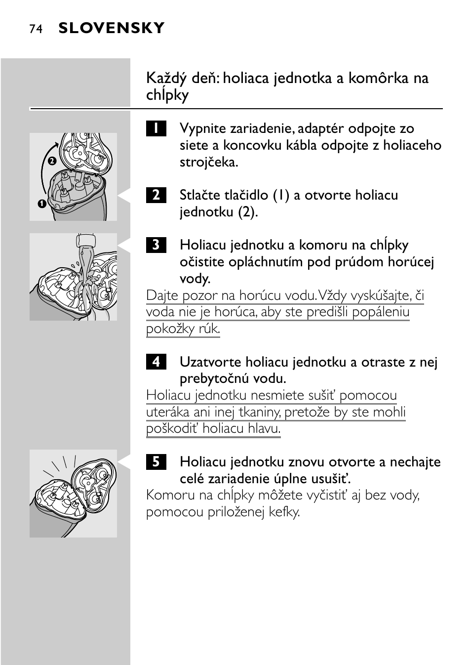 Philips HQ7830 User Manual | Page 72 / 164