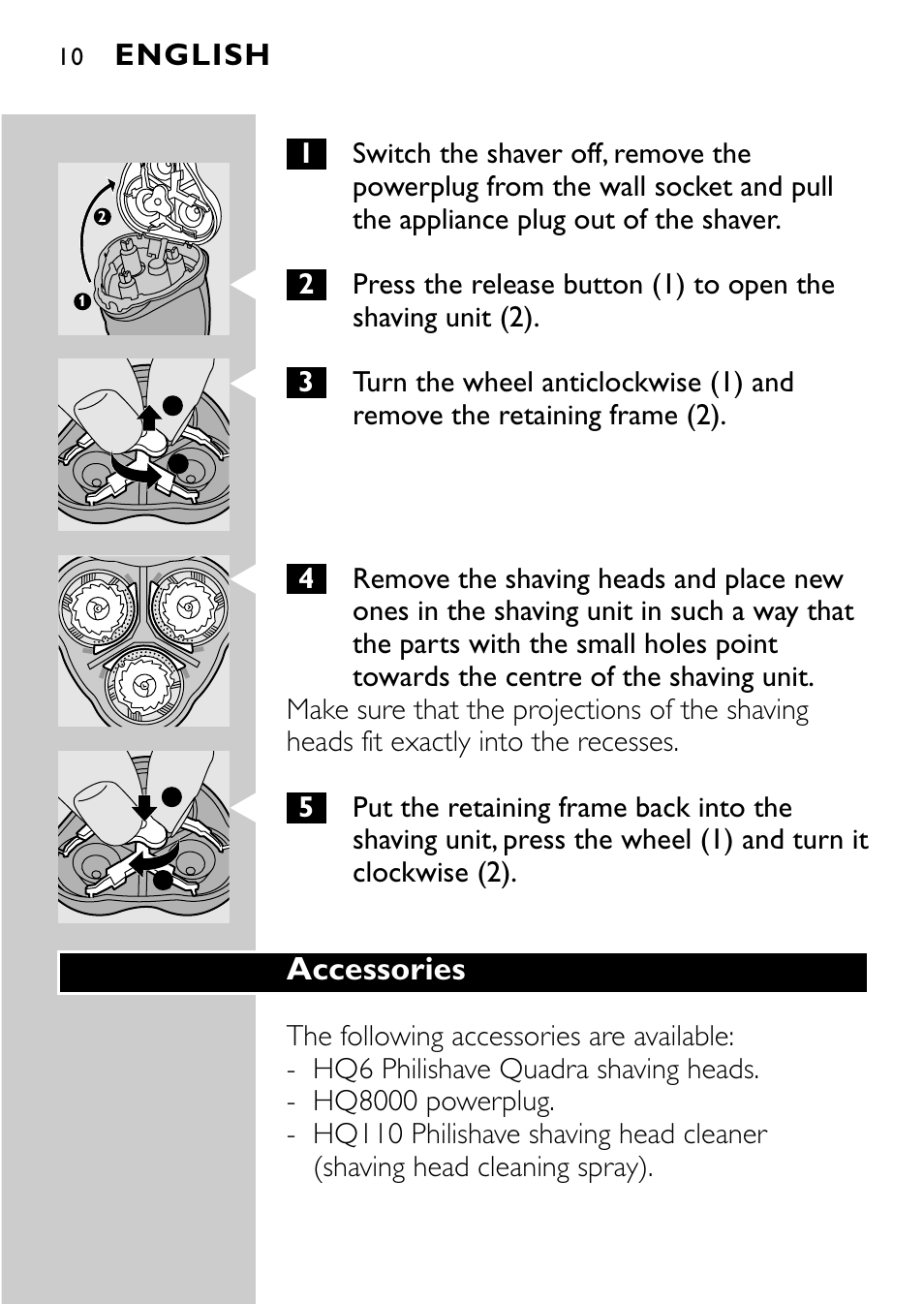 Philips HQ7830 User Manual | Page 8 / 164