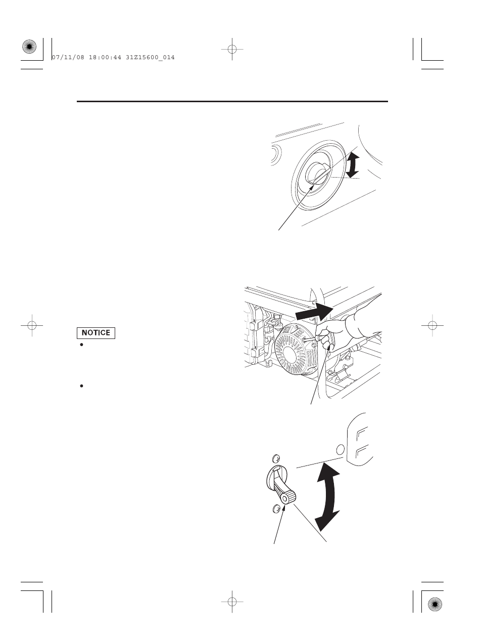 Engine switch, Starter grip, Ac circuit breaker | 13 control & features | HONDA EP2500CX User Manual | Page 15 / 72