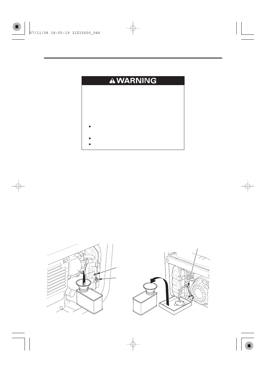 45 storage | HONDA EP2500CX User Manual | Page 47 / 72