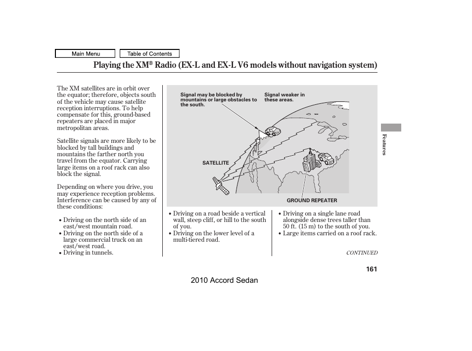 2010 accord sedan | HONDA 2010 Accord Sedan User Manual | Page 164 / 414