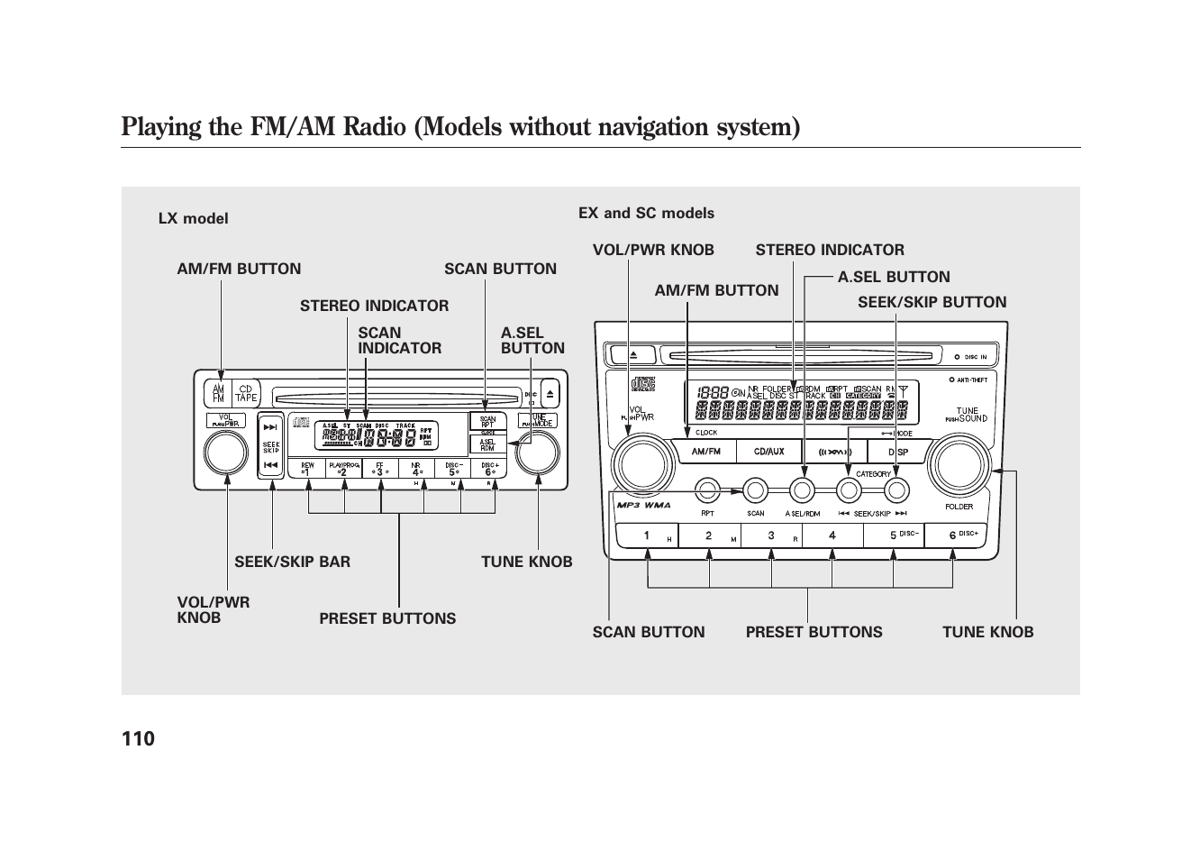 HONDA 2010 Element User Manual | Page 116 / 346