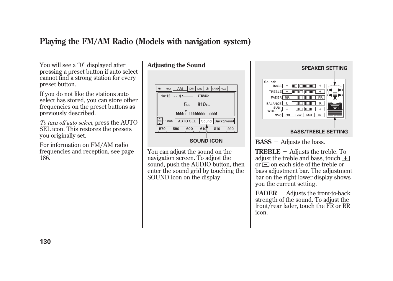 HONDA 2010 Element User Manual | Page 136 / 346