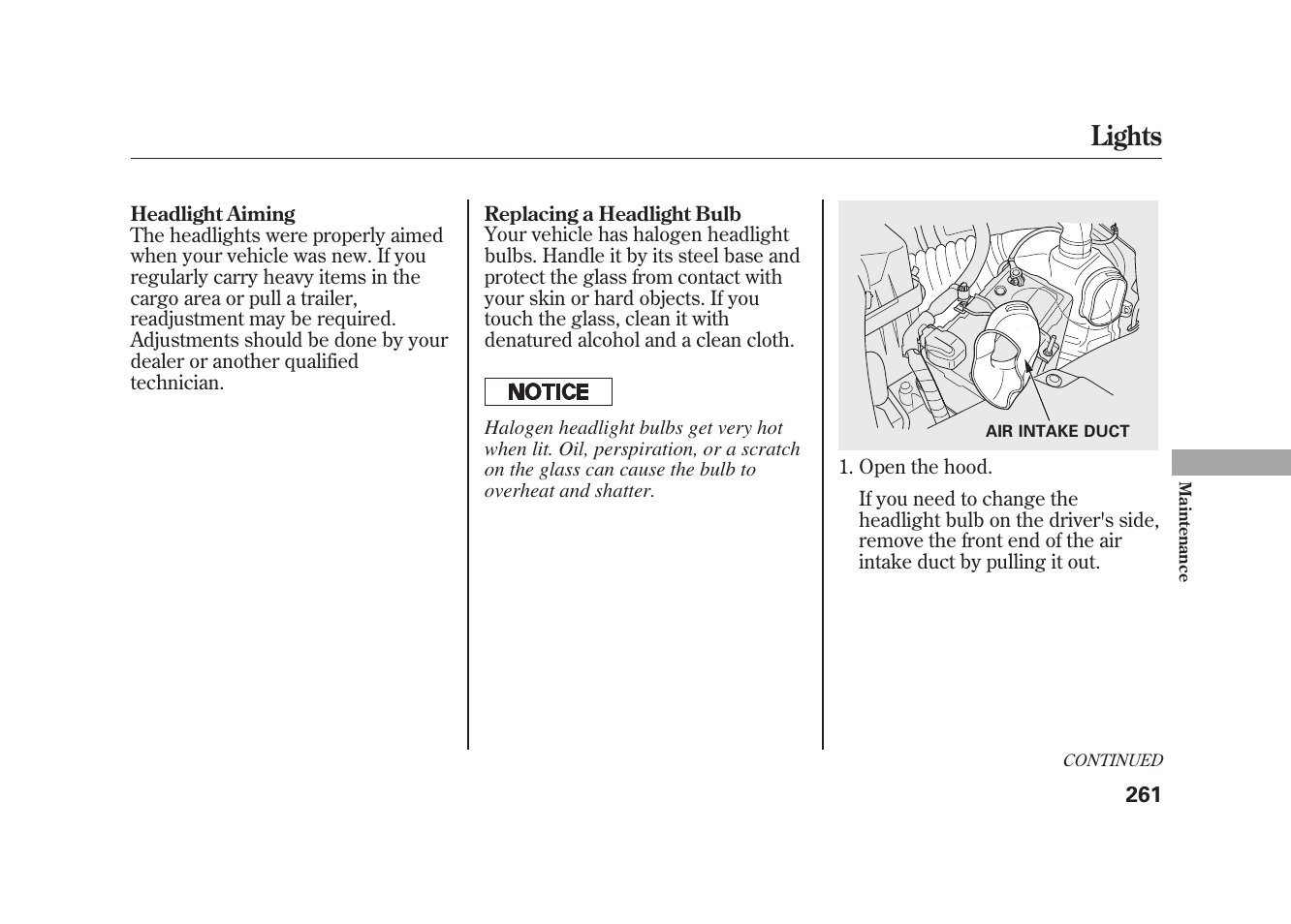 Lights | HONDA 2010 Element User Manual | Page 267 / 346