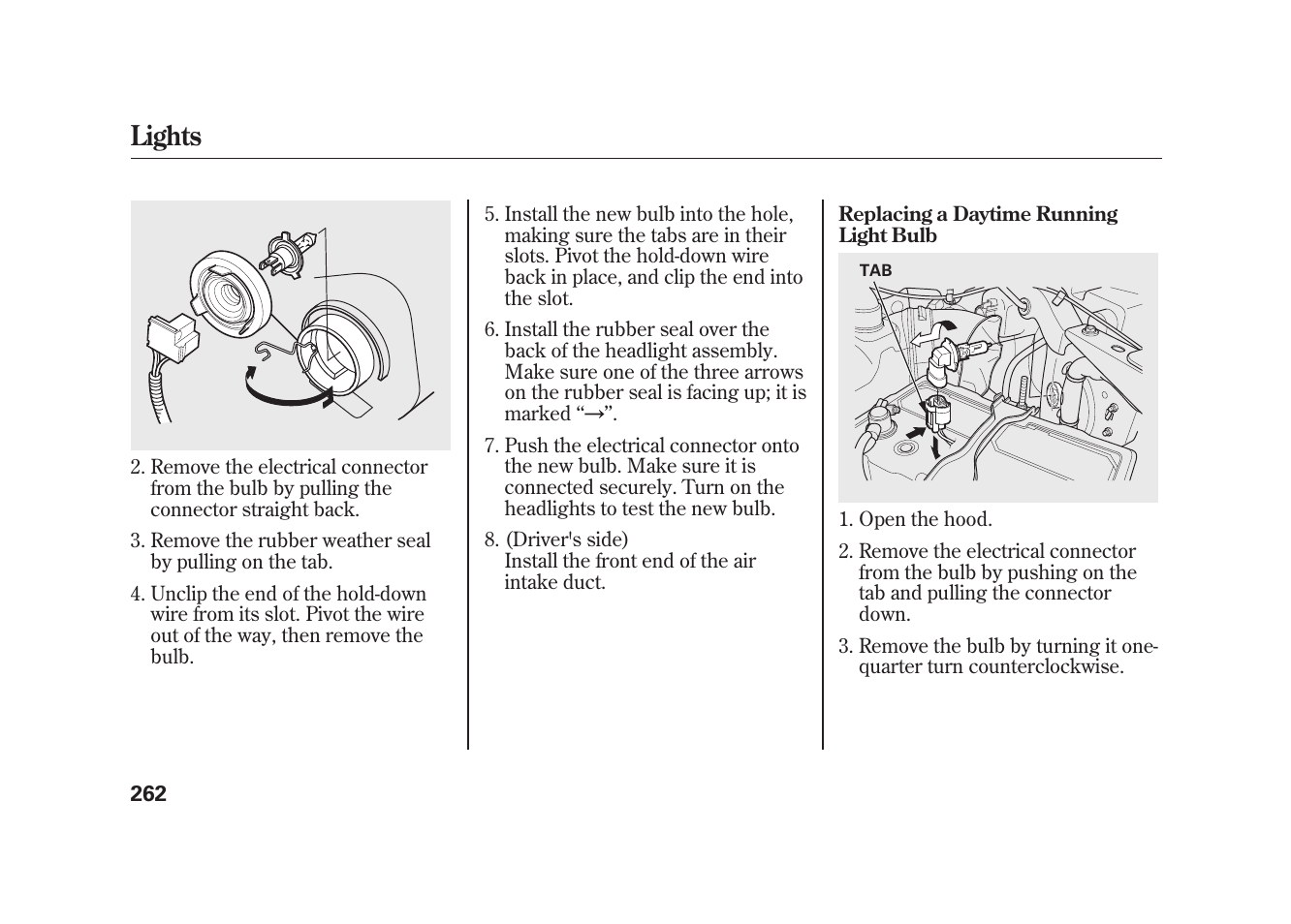 Lights | HONDA 2010 Element User Manual | Page 268 / 346