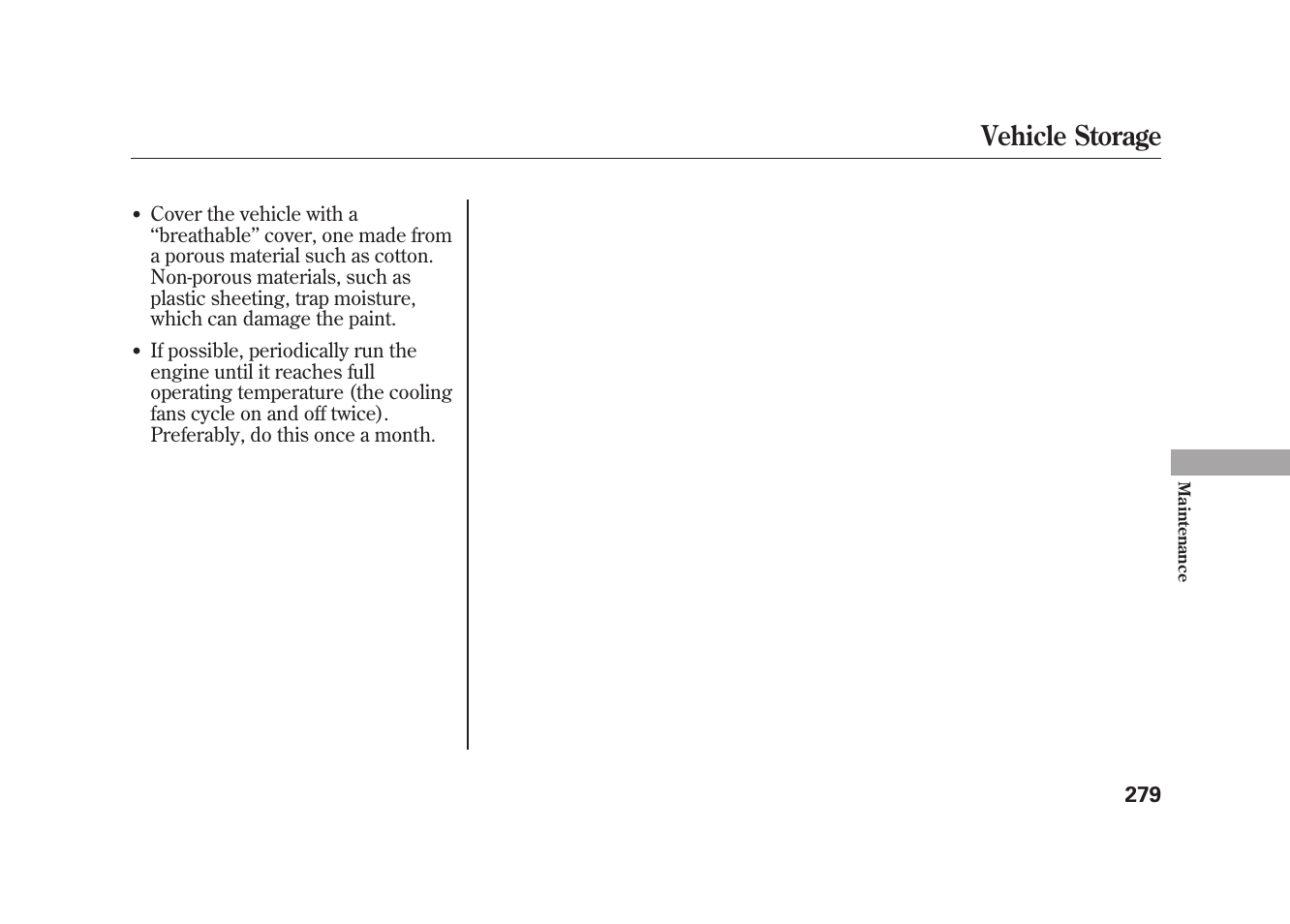 Vehicle storage | HONDA 2010 Element User Manual | Page 285 / 346