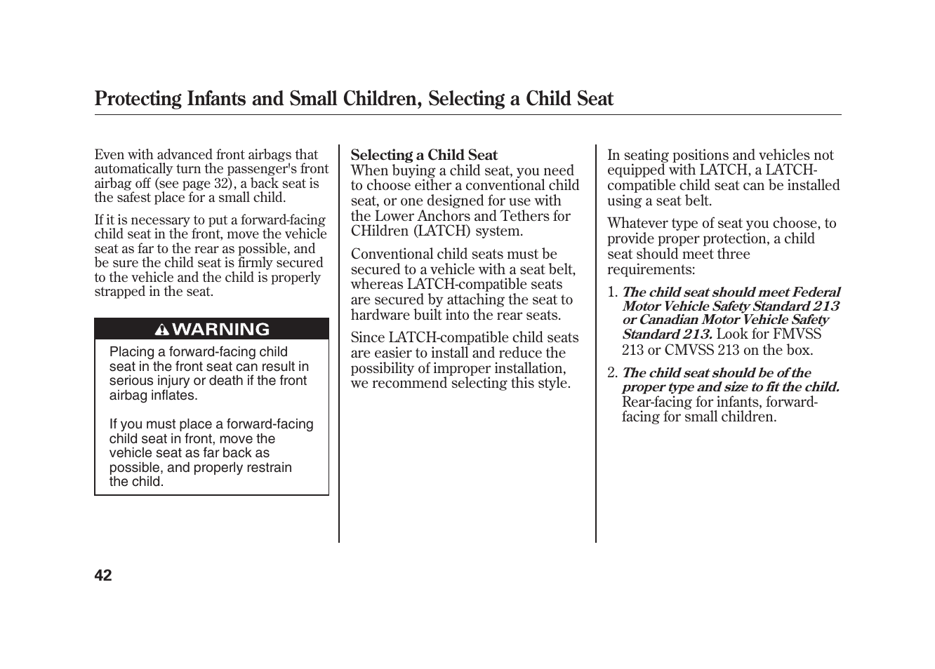 HONDA 2010 Element User Manual | Page 48 / 346