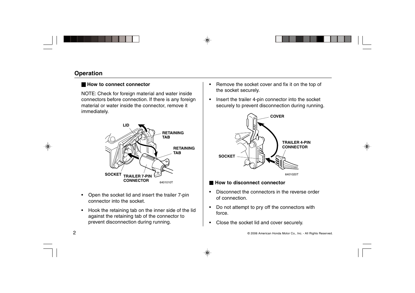 HONDA Trailer Hitch 08L91-STX-2000-81 User Manual | Page 2 / 8