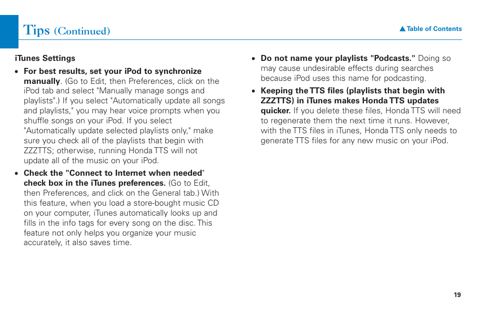 Tips | HONDA CR-V 2004 User Manual | Page 19 / 21