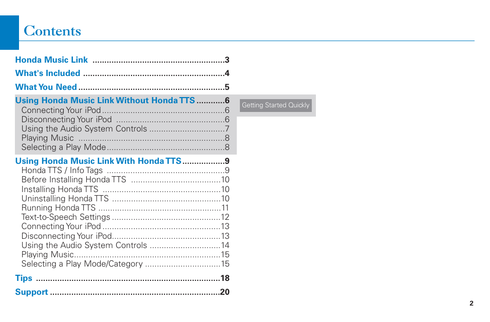 HONDA CR-V 2004 User Manual | Page 2 / 21