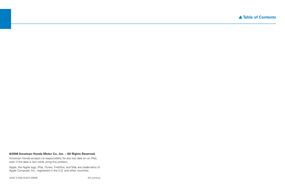 HONDA CR-V 2004 User Manual | Page 21 / 21