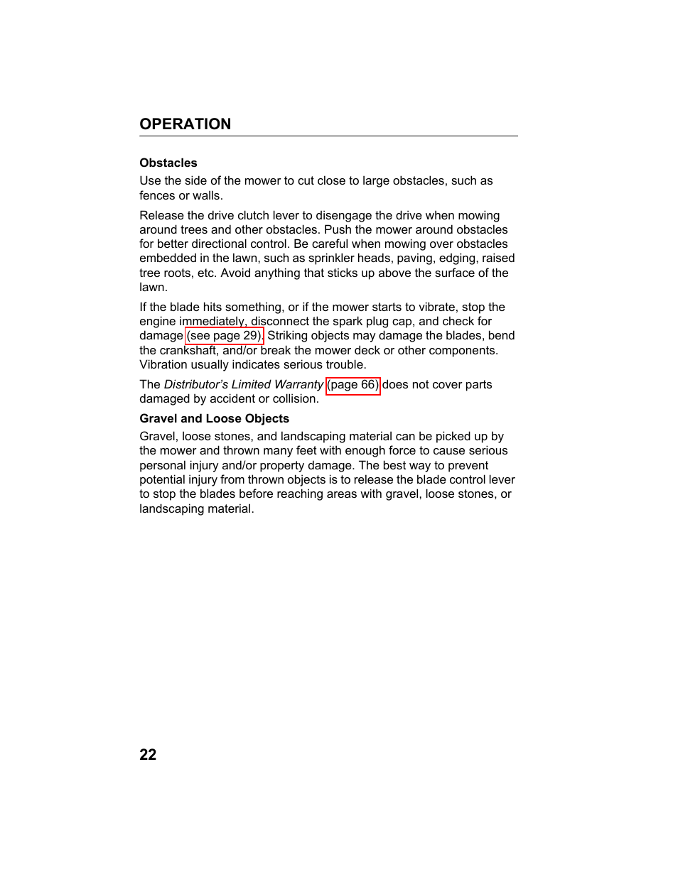 HONDA HRB217TDA User Manual | Page 24 / 76