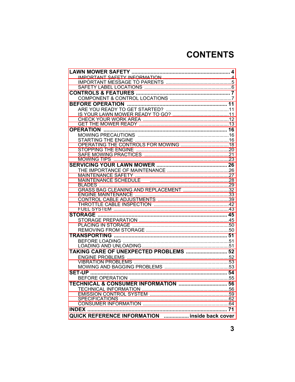 HONDA HRB217TDA User Manual | Page 5 / 76
